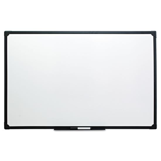 Dry Erase Board, Melamine, 48 x 36, Black Frame1