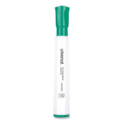 Dry Erase Marker, Broad Chisel Tip, Green, Dozen1