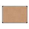 Cork Board with Aluminum Frame, 36 x 24, Natural, Silver Frame2