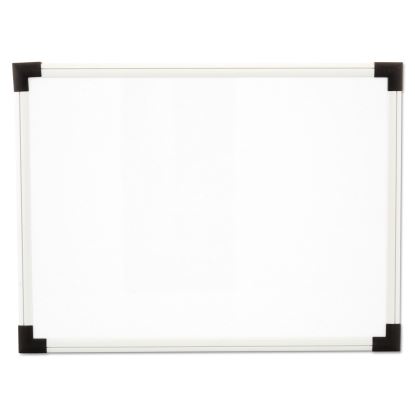 Dry Erase Board, Melamine, 24 x 18, White, Black/Gray, Aluminum/Plastic Frame1