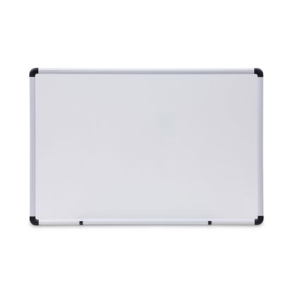 Dry Erase Board, Melamine, 36 x 24, White, Black/Gray Aluminum/Plastic Frame1