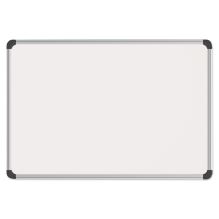 Magnetic Steel Dry Erase Board, 24 x 18, White, Aluminum Frame1