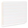 Lap/Learning Dry-Erase Board, Lined, 11 3/4" x 8 3/4", White, 6/Pack1