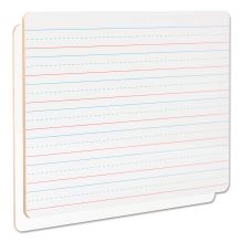 Lap/Learning Dry-Erase Board, Lined, 11 3/4" x 8 3/4", White, 6/Pack1