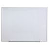 Dry Erase Board, Melamine, 48 x 36, Aluminum Frame1