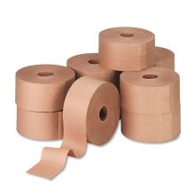 Glass-Fiber Reinforced Gummed Kraft Sealing Tape, 3" Core, 3" x 450 ft, Brown, 10/Carton1