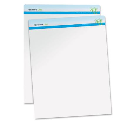 Renewable Resource Sugarcane Based Easel Pads, Unruled, 50 White 27 x 34 Sheets, 2/Carton1
