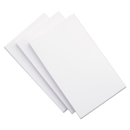 Unruled Index Cards, 5 x 8, White, 100/Pack1