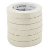 Removable General-Purpose Masking Tape, 3" Core, 18 mm x 54.8 m, Beige, 6/Pack2