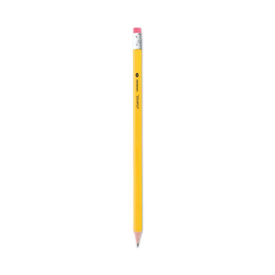 #2 Pre-Sharpened Woodcase Pencil, HB (#2), Black Lead, Yellow Barrel, 72/Pack1