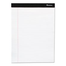 Premium Ruled Writing Pads with Heavy-Duty Back, Narrow Rule, Black Headband, 50 White 5 x 8 Sheets, 12/Pack1