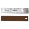 Stainless Steel Ruler, Standard/Metric, 6" Long2