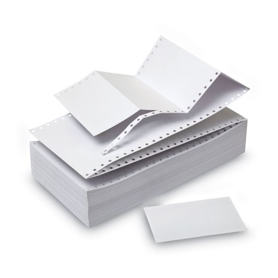 Continuous-Feed Index Cards, Unruled, 3 x 5, White, 4,000/Carton1