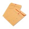 String and Button Interoffice Envelope, #97, Two-Sided Five-Column Format, 10 x 13, Light Brown Kraft, 100/Box2