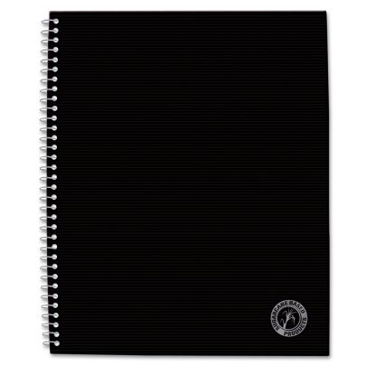 Deluxe Sugarcane Based Notebooks, 1 Subject, Medium/College Rule, Black Cover, 11 x 8.5, 100 Sheets1