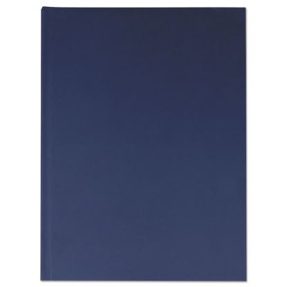 Casebound Hardcover Notebook, 1 Subject, Wide/Legal Rule, Dark Blue Cover, 10.25 x 7.63, 150 Sheets1