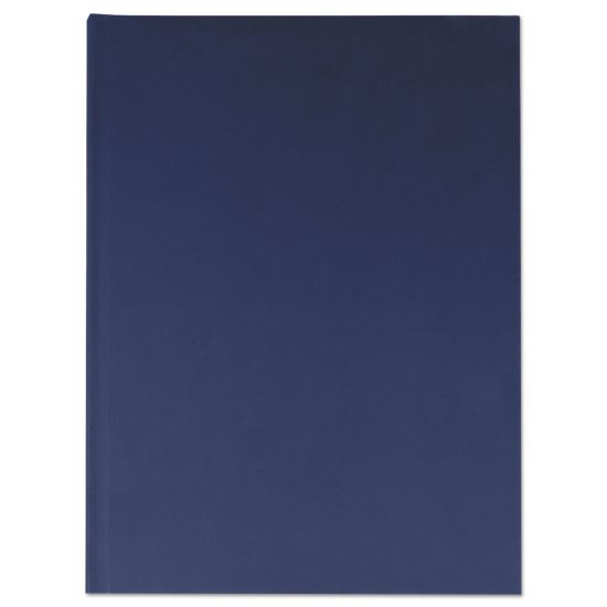 Casebound Hardcover Notebook, 1 Subject, Wide/Legal Rule, Dark Blue Cover, 10.25 x 7.63, 150 Sheets1