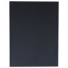 Casebound Hardcover Notebook, 1 Subject, Wide/Legal Rule, Black Cover, 10.25 x 7.63, 150 Sheets1