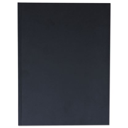 Casebound Hardcover Notebook, 1 Subject, Wide/Legal Rule, Black Cover, 10.25 x 7.63, 150 Sheets1
