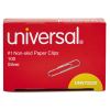 Paper Clips, #1, Nonskid, Silver, 100 Clips/Box, 10 Boxes/Pack2