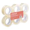 Quiet Tape Box Sealing Tape, 3" Core, 1.88" x 110 yds, Clear, 6/Pack1