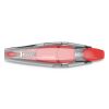 Retractable Pen Style Correction Tape, Transparent Gray/Red Applicator, 0.2" x 236", 4/Pack2