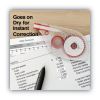 Side-Application Correction Tape, Transparent Gray/Red Applicator, 0.2" x 393", 2/Pack2