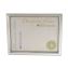 Plastic Document Frame, for 8.5 x 11, Easel Back, Metallic Silver1