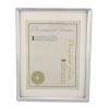 Plastic Document Frame with Mat, 11 x 14 and 8.5 x 11 Inserts, Metallic Silver2