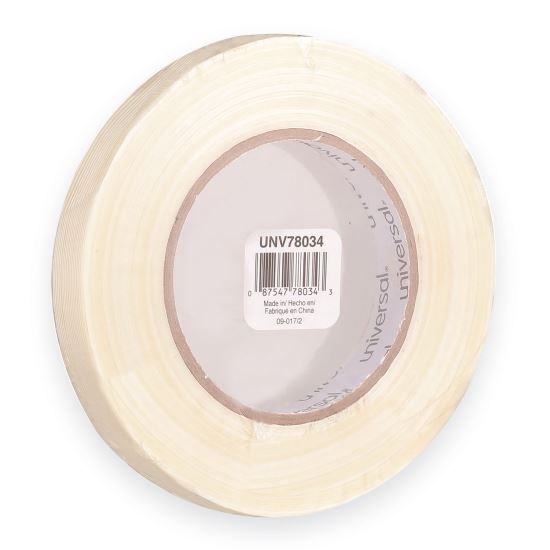 190# Medium Grade Filament Tape, 3" Core, 18 mm x 54.8 m, Clear1