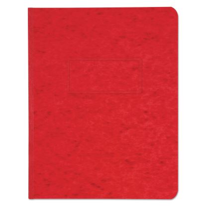 Pressboard Report Cover, Two-Piece Prong Fastener, 3" Capacity, 8.5 x 11, Executive Red/Executive Red1