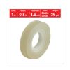 Invisible Tape, 1" Core, 0.5" x 36 yds, Clear2