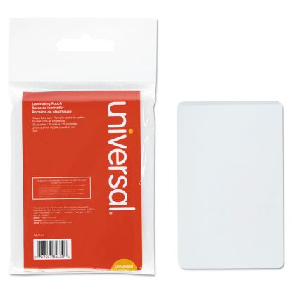 Laminating Pouches, 5 mil, 2.13" x 3.38", Matte Clear, 25/Pack1