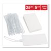 Laminating Pouches, 5 mil, 2.5" x 4.25", Matte Clear, 25/Pack2