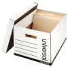 Medium-Duty Lift-Off Lid Boxes, Letter/Legal Files, 12" x 15" x 10", White, 12/Carton2