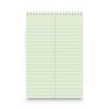 Steno Pads, Gregg Rule, Red Cover, 80 Green-Tint 6 x 9 Sheets1