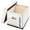 Professional-Grade Heavy-Duty Storage Boxes, Letter/Legal Files, White, 12/Carton2