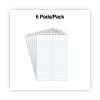 Steno Pads, Gregg Rule, Red Cover, 80 White 6 x 9 Sheets, 6/Pack2