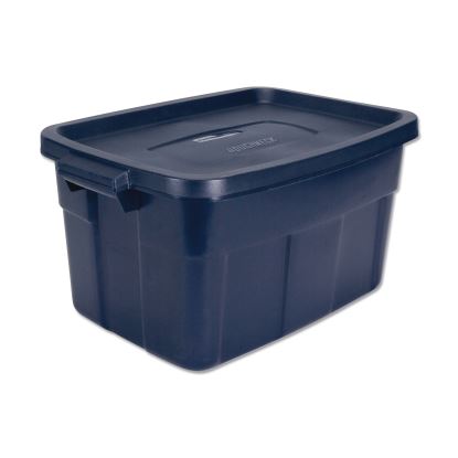 Roughneck Storage Box, 14 gal, 15.88" x 23.88" x 12.25", Dark Indigo Metallic1