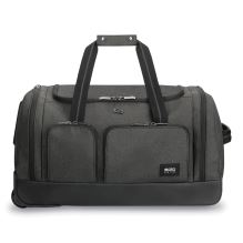 Leroy Rolling Duffel, Fits Devices Up to 15.6", Polyester, 12 x 10.5 x 10.5, Gray1