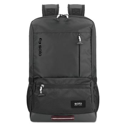 Draft Backpack, Fits Devices Up to 15.6", Nylon, 6.25 x 18.12 x 18.12, Black1