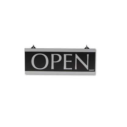 Century Series Reversible Open/Closed Sign, w/Suction Mount, 13 x 5, Black1