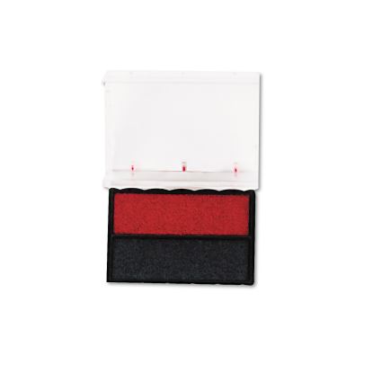 T4850 Printy Replacement Pad for Trodat Self-Inking Stamps, 0.19" x 1", Blue/Red1