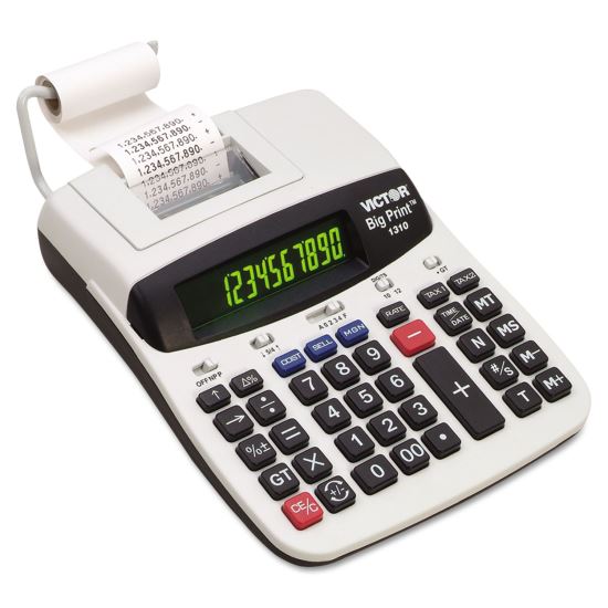 1310 Big Print Commercial Thermal Printing Calculator, Black Print, 6 Lines/Sec1