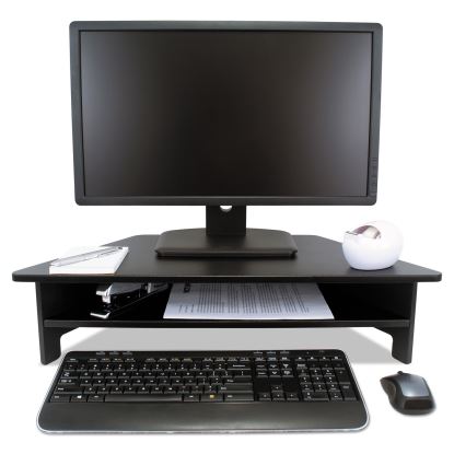 DC050 High Rise Collection Monitor Stand, 27" x 11.5" x 6.5" to 7.5", Black, Supports 40 lbs1