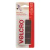 Sticky-Back Fasteners, Removable Adhesive, 0.88" x 0.88", Black, 12/Pack1