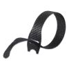 ONE-WRAP Pre-Cut Thin Ties, 0.5" x 8", Black/Gray, 50/Pack2