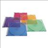 CD/DVD Slim Case, Assorted Colors, 50/Pack1