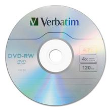 DVD-RW Rewritable Disc, 4.7 GB, 4x, Spindle, Silver, 30/Pack1