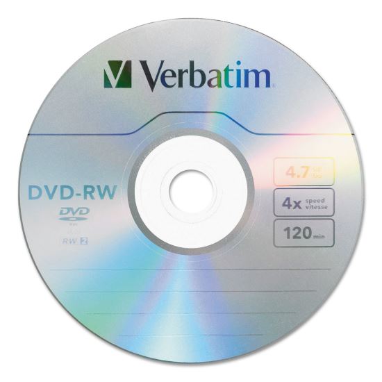 DVD-RW Rewritable Disc, 4.7 GB, 4x, Spindle, Silver, 30/Pack1